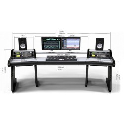 Studio Desk Pro Line Noir front