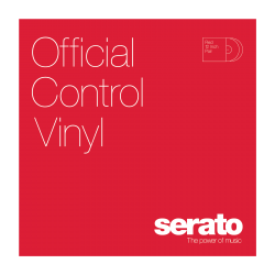 Serato - Control Vinyl Standard Colors RED (Paire)