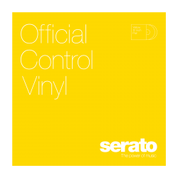 Serato - Control Vinyl Standard Color YELLOW (Paire)