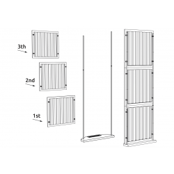 Artnovion Agad Mobile Wall 3.1 Set de 2 pièces