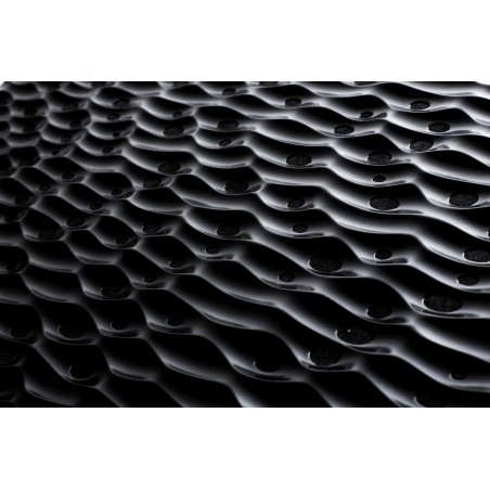 Artnovion Absorbeur "Hybride" (Absorbeur/Diffuseur) Bois laqué Jet-Noir - 6 pièces