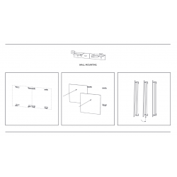 Fixation Support plastique 16x