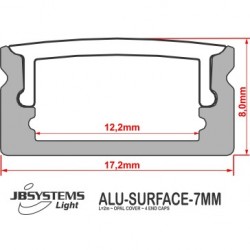 JB Systems ALU-SURFACE-7MM (2M) 2