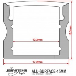 JB Systems ALU-SURFACE-15MM (2M) 1