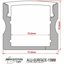 JB Systems ALU-SURFACE-15MM (2M) 2