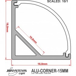 JB Systems ALU-CORNER-15MM (2M) 1