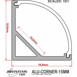 JB Systems ALU-CORNER-15MM (2M) 2