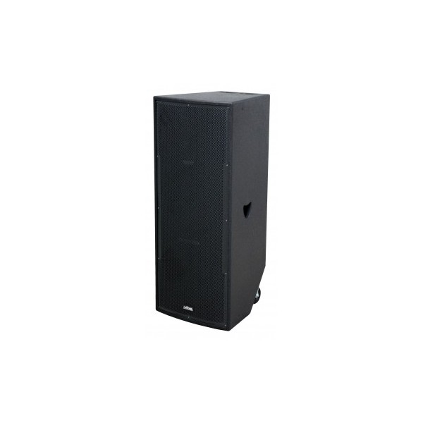 Enceinte amplifiée avec enceinte passive 2 x 60W en basse impédance