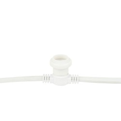 SHOWGEAR Festoon Light E27 blanc