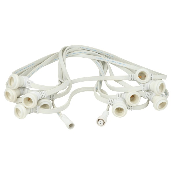 SHOWGEAR Festoon Light E27 blanc