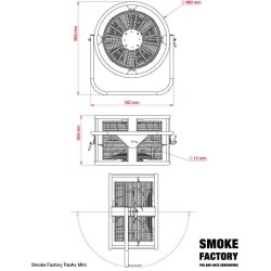 SMOKE FACTORY FANAX Mini ventilateur