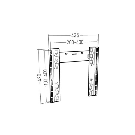 Support mural fixe EXTRA-SLIM