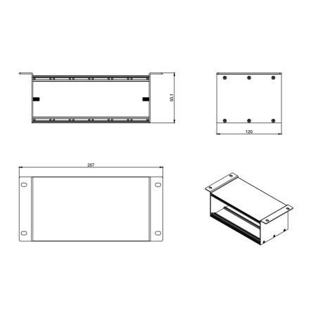 CASY chassis 6 space