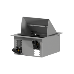 Boîtier de raccordement modulaire encastrable gris