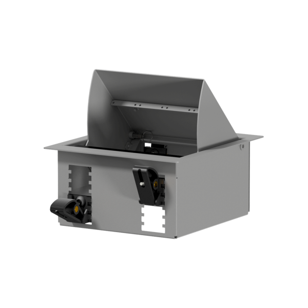 Boîtier de raccordement modulaire encastrable gris