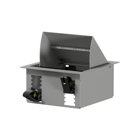 Boîtier de raccordement modulaire encastrable gris