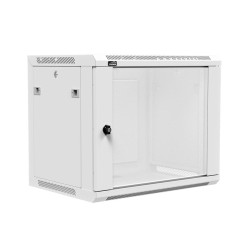 Rack 19 Wallmount 9U 450 (dos amovible) - Blanc