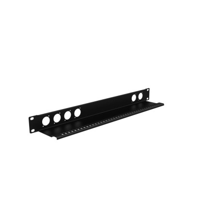 Rack Panel 1U pour 6x prises XLR