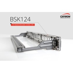 Plaque 1U 24x Keystone