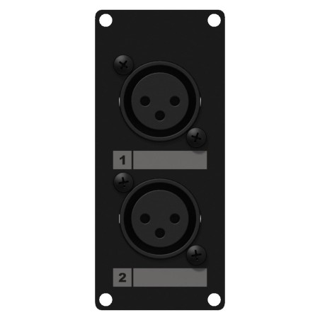 1 module 2x XLR-Femelle