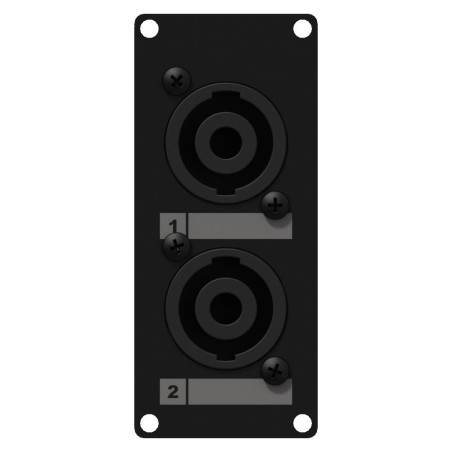 1 module 2x Speakon 4-pôles