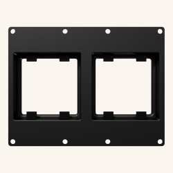 2 espaces double 45x45 mm