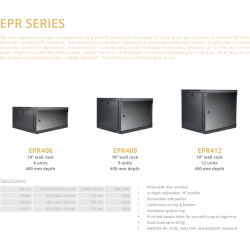 Rack 19" Wallmount 9U - 450