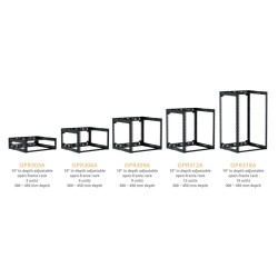 Open Frame Rack 19''/3U - 300-450