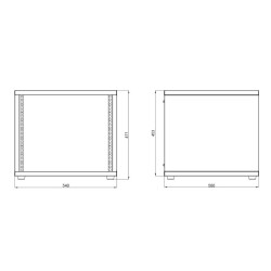 Cabinet 9U - 500