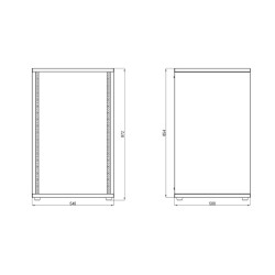 Cabinet 18U - 500