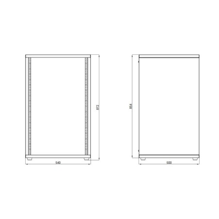 Cabinet 18U - 500
