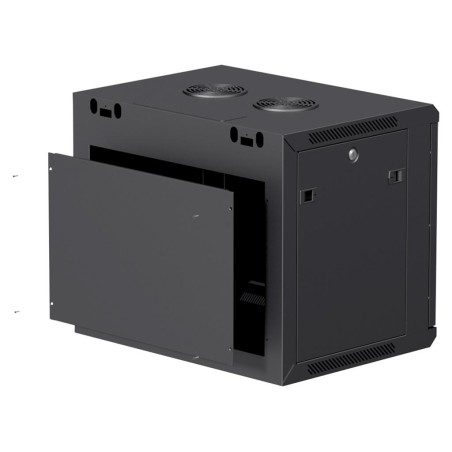 Rack 19" Wallmount 6U 450 (dos amovible) - Noir