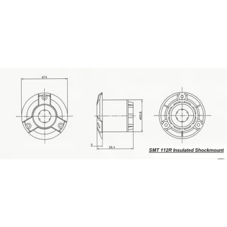 AUDIX SMT1218R Accessoires