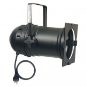 Showtec Projecteur Par-64 Long noir avec socle PAR-Safe & câble