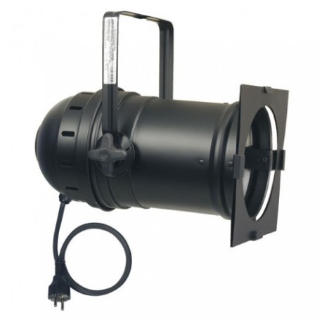 Showtec Projecteur Par-64 Long noir avec socle PAR-Safe & câble Showtec Projecteur Par-64 Long noir avec socle PAR-Safe & câble