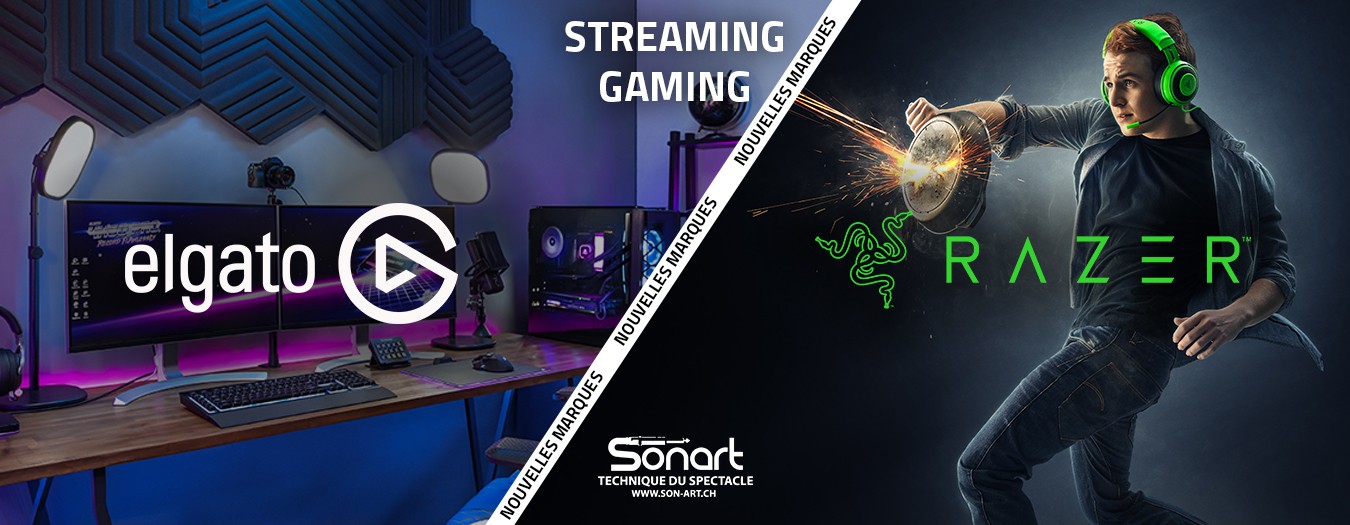 Sonart | Nouvelles marques - Streaming & Gaming